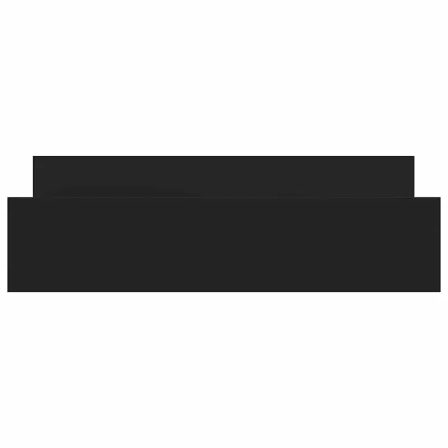 Cadre de lit sans matelas noir 200x200 cm