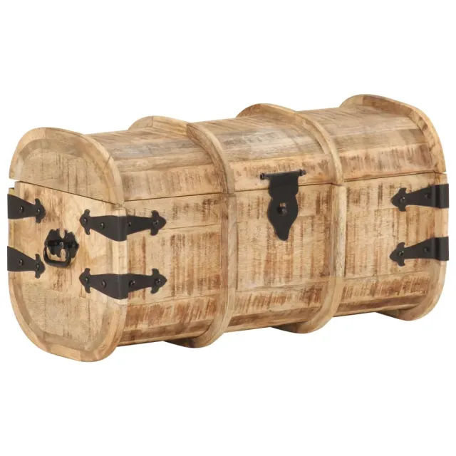 Coffres de rangement 2 pcs Bois de manguier massif