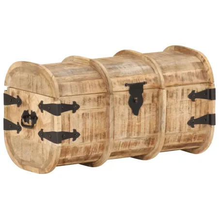 Coffres de rangement 2 pcs Bois de manguier massif