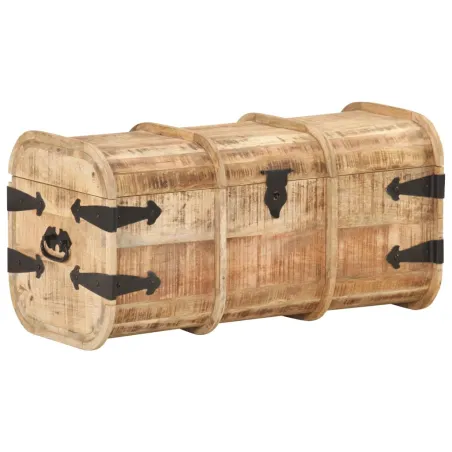 Coffres de rangement 2 pcs Bois de manguier massif