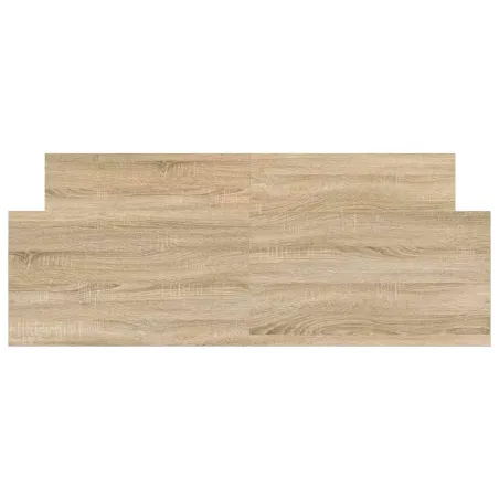 Cadre de lit sans matelas chêne sonoma 120x200 cm