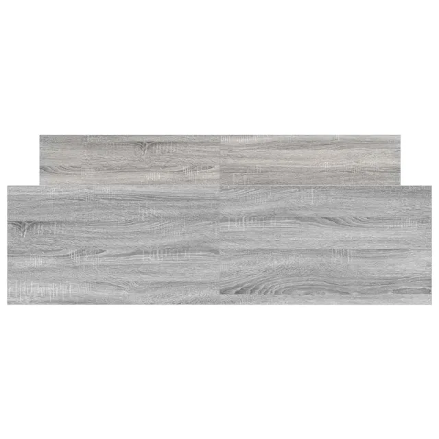 Cadre de lit sans matelas sonoma gris 120x200 cm