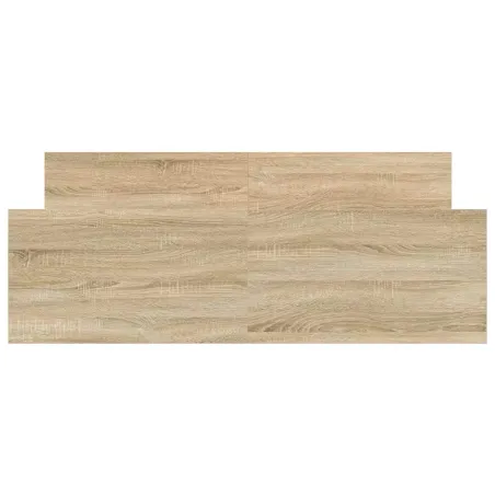 Cadre de lit sans matelas chêne sonoma 140x200 cm