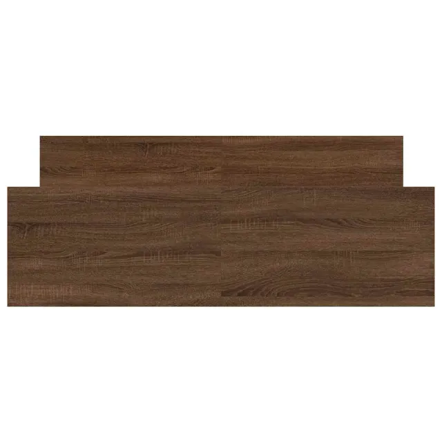 Cadre de lit sans matelas chêne marron 140x200 cm