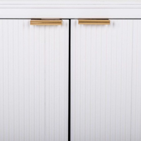 Anrichte Alexandra House Living Weiß Gold Holz MDF 42 x 71 x 145 cm