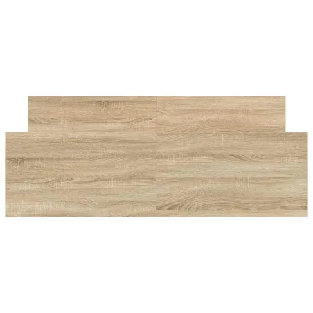 Cadre de lit sans matelas chêne sonoma 150x200 cm