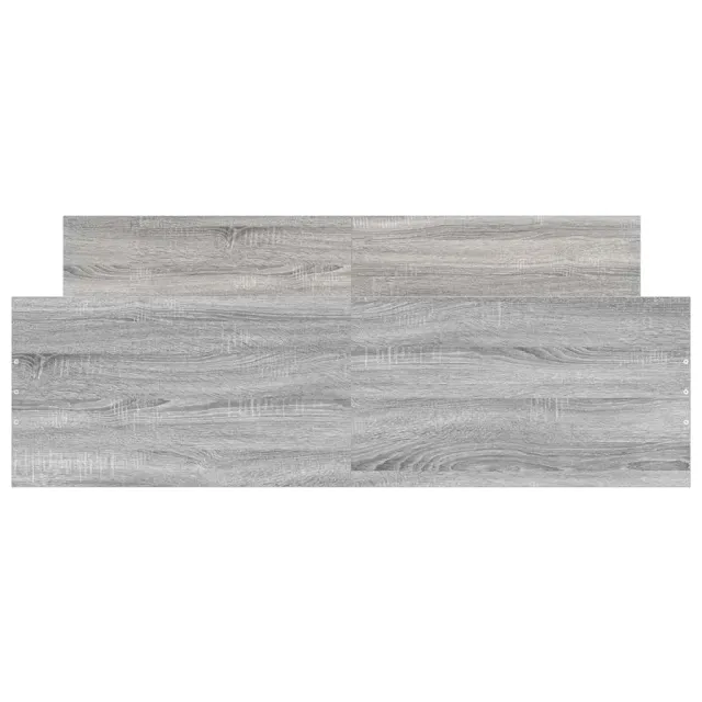 Cadre de lit sans matelas sonoma gris 150x200 cm