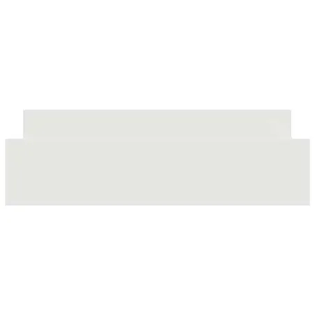 Cadre de lit sans matelas blanc 160x200 cm