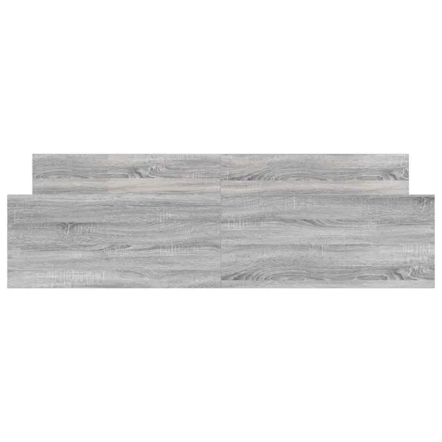 Cadre de lit sans matelas sonoma gris 160x200 cm