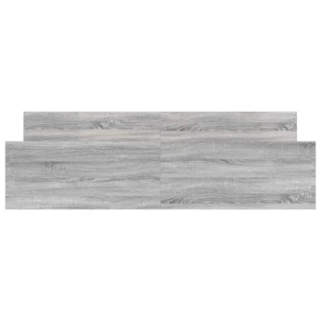 Cadre de lit sans matelas sonoma gris 160x200 cm