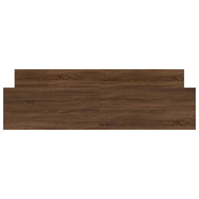 Cadre de lit sans matelas chêne marron 160x200 cm