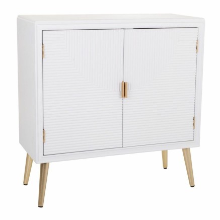 Recibidor Alexandra House Living Dorado 36 x 81 x 80 cm