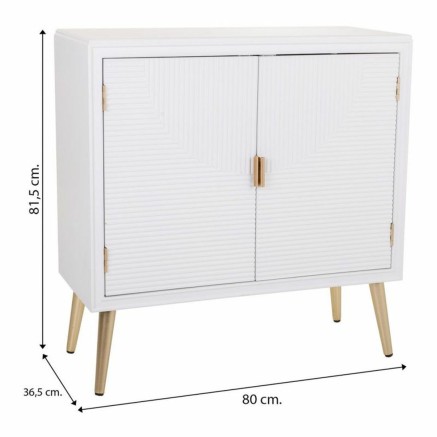 Recibidor Alexandra House Living Dorado 36 x 81 x 80 cm 2