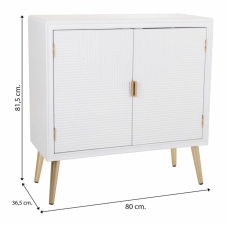 Ingresso Alexandra House Living Dorato 36 x 81 x 80 cm