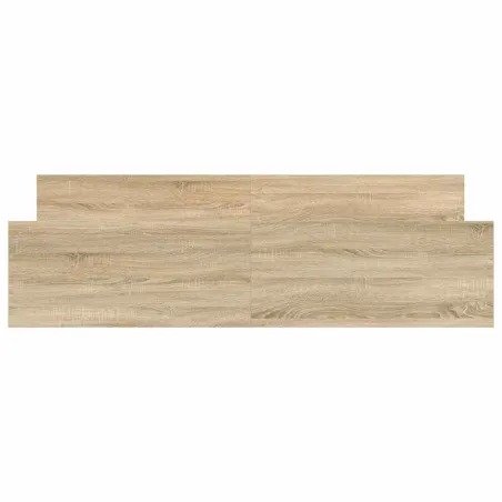 Cadre de lit sans matelas chêne sonoma 180x200 cm