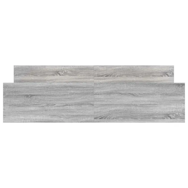 Cadre de lit sans matelas sonoma gris 180x200 cm