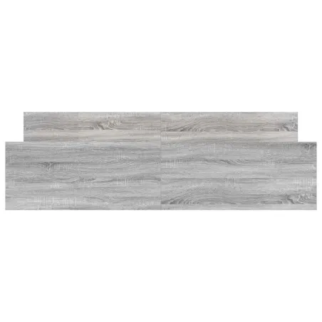 Cadre de lit sans matelas sonoma gris 180x200 cm