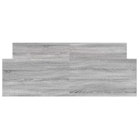 Cadre de lit sans matelas sonoma gris 120x190 cm