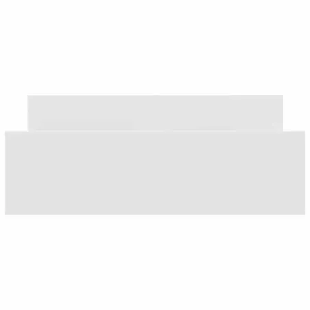 Cadre de lit sans matelas blanc 140x190 cm