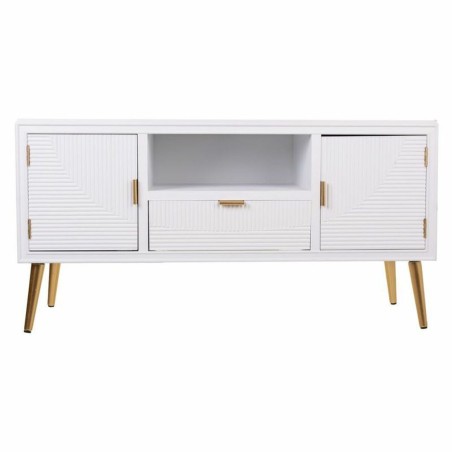 Dientafel Alexandra House Living Wit Gouden 40 x 61 x 121 cm