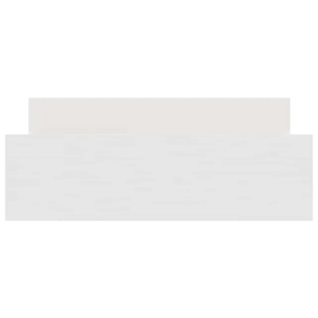 Cadre de lit sans matelas blanc 135x190 cm