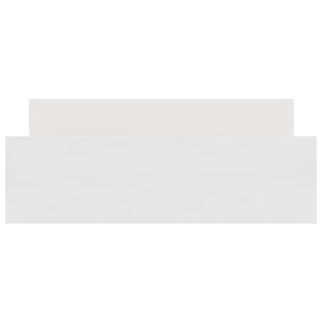 Cadre de lit sans matelas blanc 135x190 cm