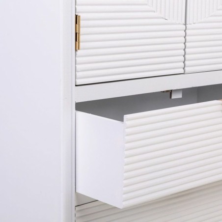 Armadio Alexandra House Living Bianco Dorato Legno MDF 36 x 118 x 62 c