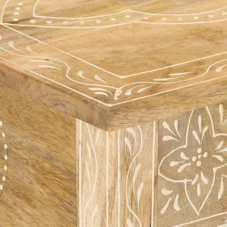 Table console 80x35x74 cm Bois de manguier massif