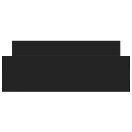 Cadre de lit sans matelas noir 135x190 cm