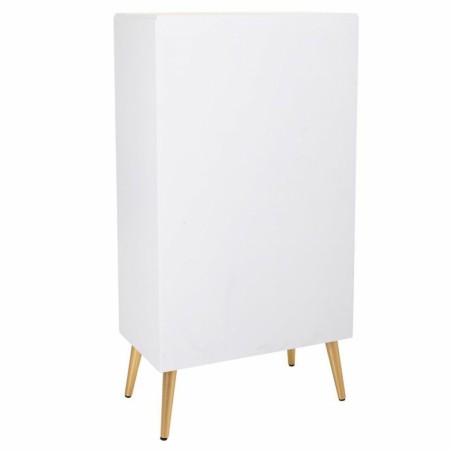 Armario Alexandra House Living Blanco Dorado Madera MDF 36 x 118 x 62