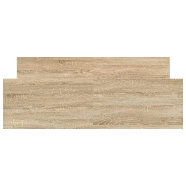 Cadre de lit sans matelas chêne sonoma 135x190 cm