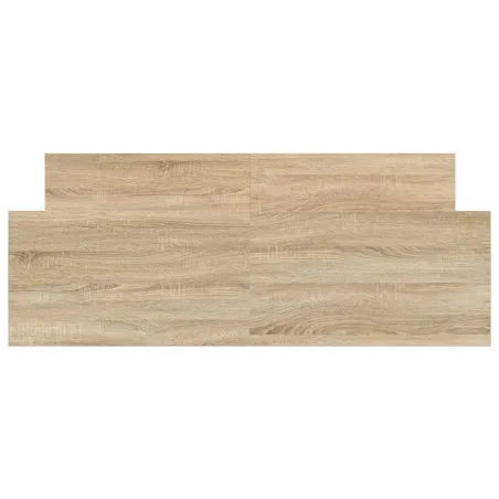 Cadre de lit sans matelas chêne sonoma 135x190 cm