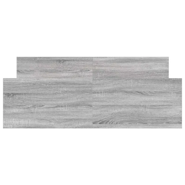 Cadre de lit sans matelas sonoma gris 135x190 cm