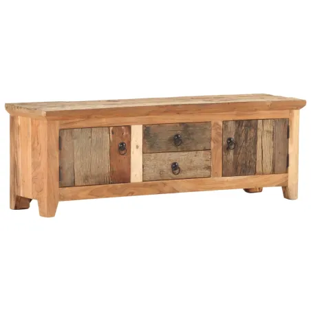 Meuble TV 120x30x40 cm Bois d'acacia et de récupération massif