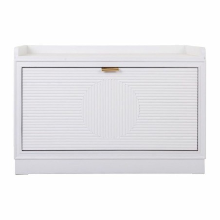 Hocker Alexandra House Living Gold Holz MDF 38 x 53 x 80 cm Schuhschra