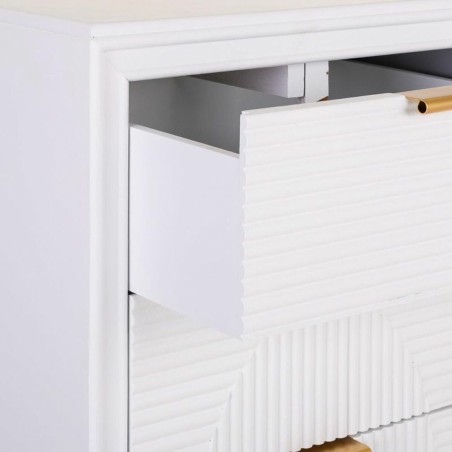 Cassettiera Alexandra House Living Dorato Legno MDF 36 x 100 x 42 cm