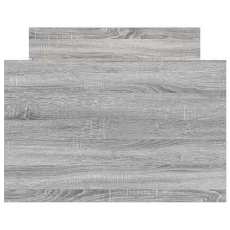 Cadre de lit sans matelas sonoma gris 90x200 cm