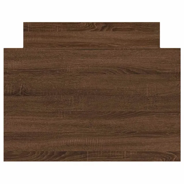 Cadre de lit sans matelas chêne marron 90x200 cm