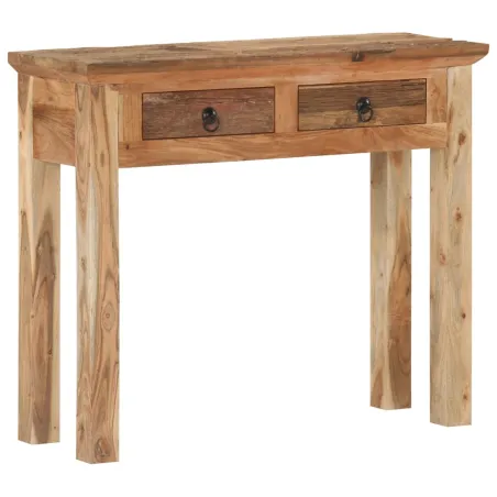 Table console 90,5x30x75 cm Bois d'acacia et de récupération