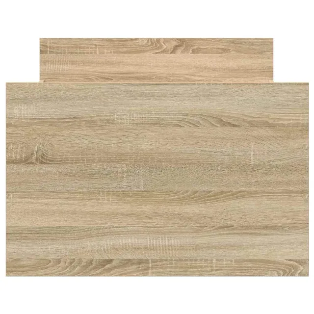 Cadre de lit sans matelas chêne sonoma 90x190 cm