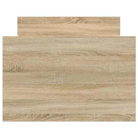 Cadre de lit sans matelas chêne sonoma 90x190 cm