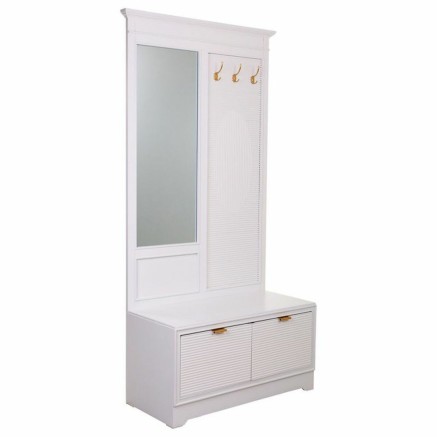 Hall Table with 2 Drawers Alexandra House Living Golden 7 x 190 x 95 c