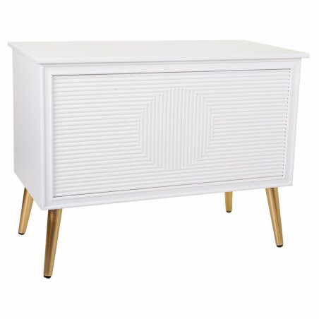 Storage chest with seat Alexandra House Living Golden MDF Wood 41 x 62