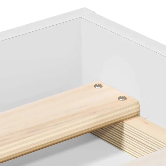 Cadre de lit sans matelas blanc 90x190 cm