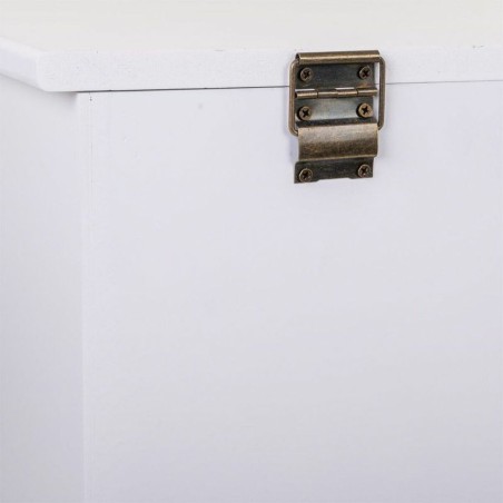 Storage chest with seat Alexandra House Living Golden MDF Wood 41 x 62