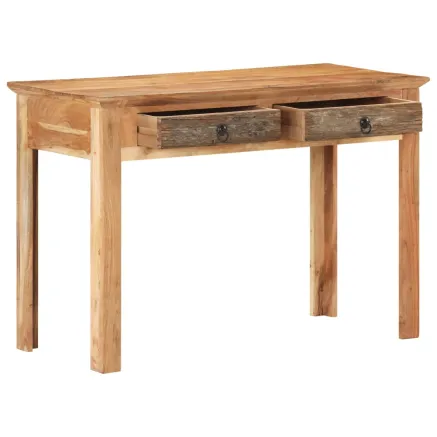 Bureau 110x50x75 cm Bois de récupération massif 2