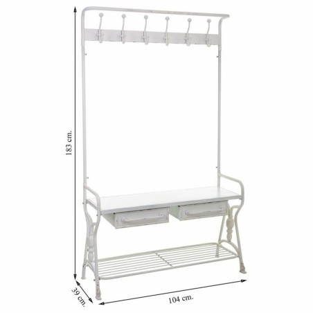 Eingangsbereich Alexandra House Living Weiß 39 x 183 x 104 cm