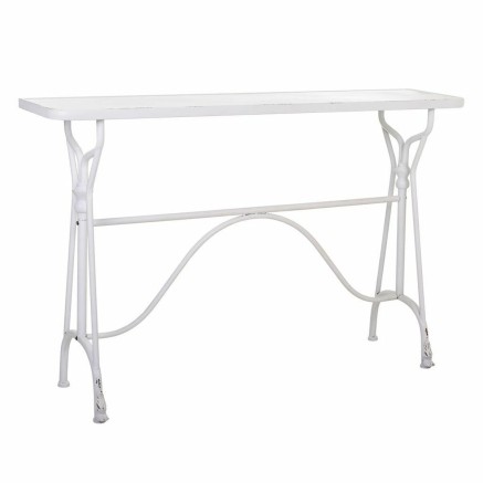 Recibidor Alexandra House Living Blanco 33 x 80 x 122 cm