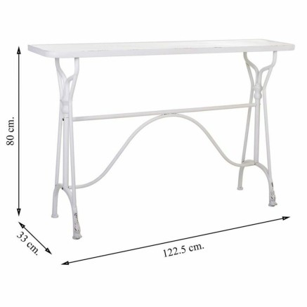 Recibidor Alexandra House Living Blanco 33 x 80 x 122 cm 2