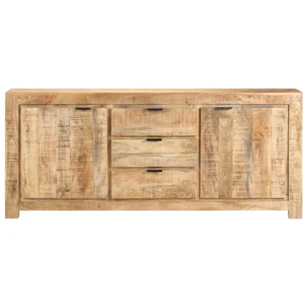 Buffet 175x40x75 cm Bois de manguier brut 2